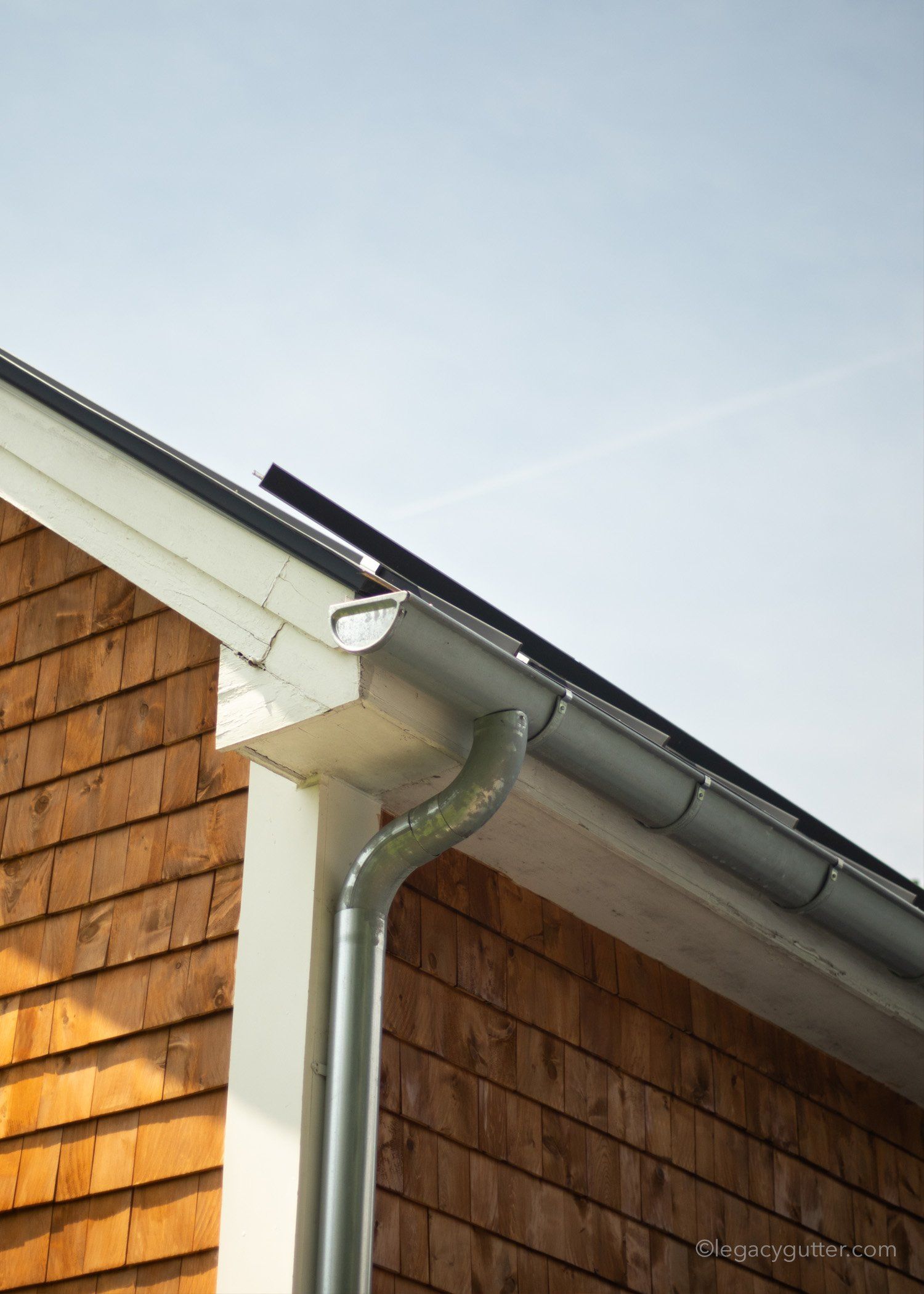 New gutter system installation
